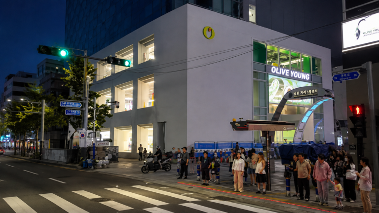 Olive Young Nampo Town newly opened in Busan in 2026