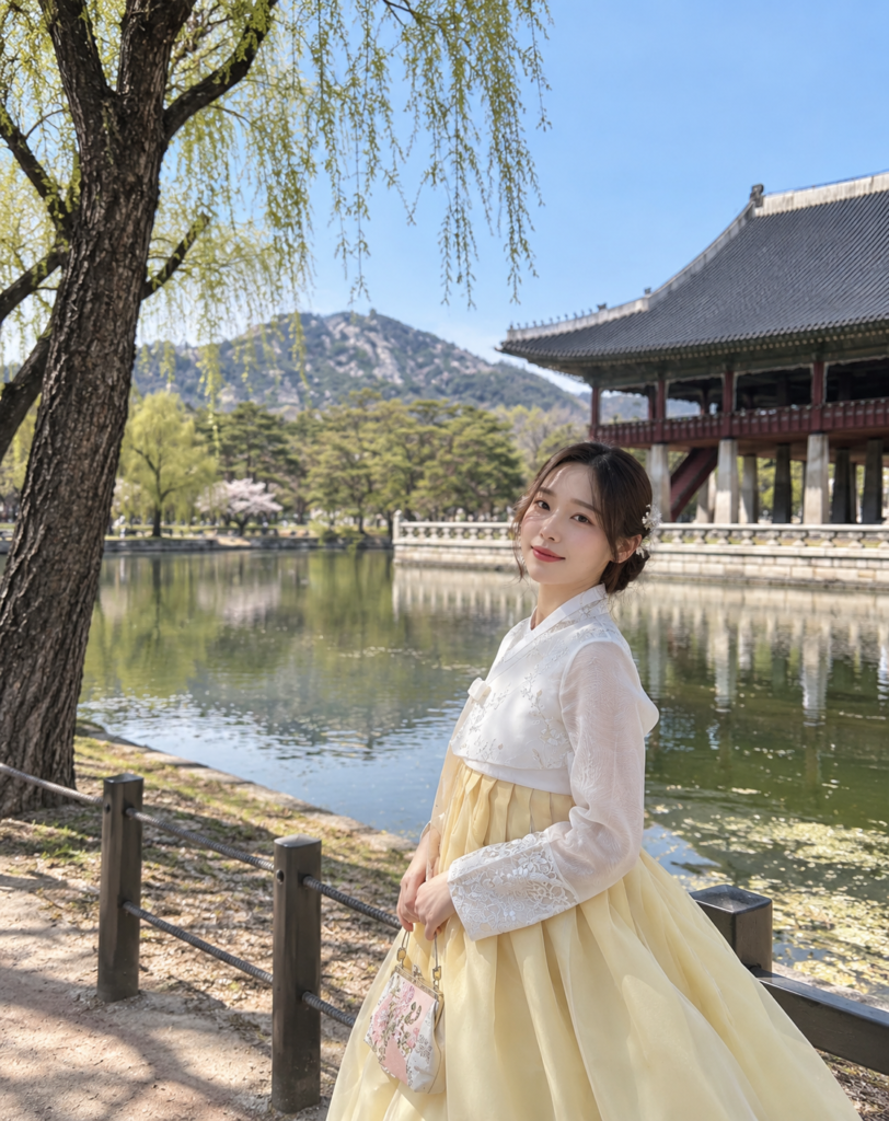 Gyeongbokgung Hanbok Rental in Seoulng Palace in Seoul